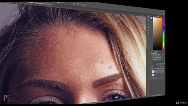 Portrait Skin Retouching In Photoshop For Beginners – Screenshot 2