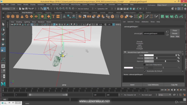 Learn Maya 2018: Modeling a Cartoon Ship. – Screenshot 3