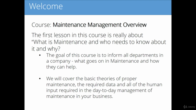 Learn about Maintenance Management Theory – Screenshot 3