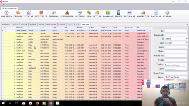 C# ile DevExpress'de SQL Tabanlı Ticari Otomasyon Geliştirin – Screenshot 3