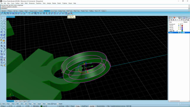 Jewellery Design in Rhino – Screenshot 2