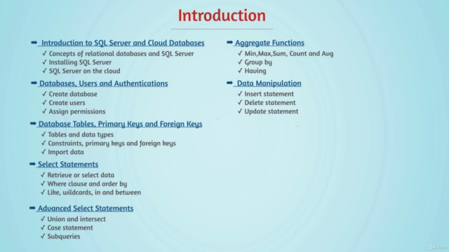 The Complete SQL Server For Beginners – Screenshot 3
