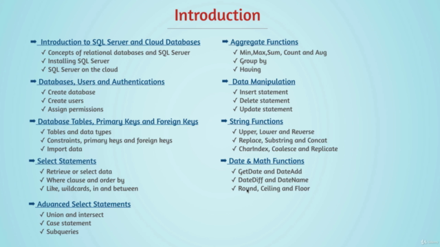 The Complete SQL Server For Beginners – Screenshot 4