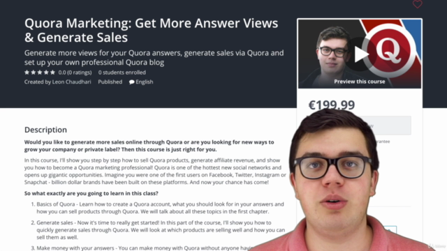 Quora Marketing: Get More Answer Views & Generate Sales – Screenshot 1