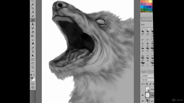 How to draw hairy creatures in Photoshop... - Screenshot_03