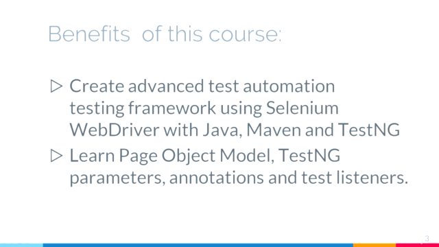 Advanced Selenium testing framework with Java – Screenshot 1