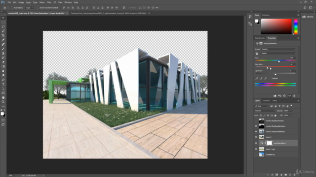 complete archviz course 3dsmax+V-ray+Ps by making The Museum – Screenshot 3