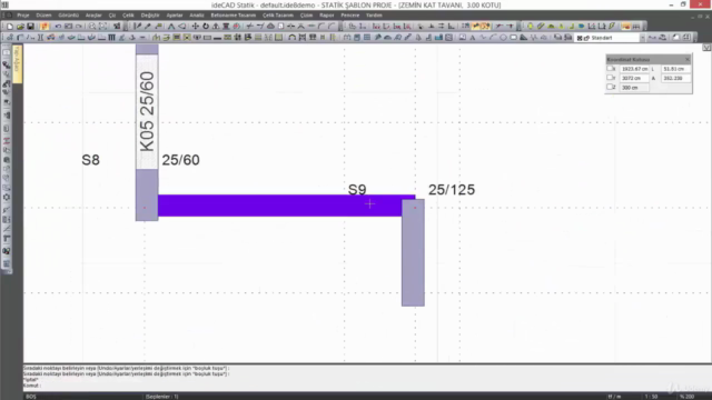 İdeCAD ile Statik-Betonarme Proje Çizim Eğitimi – Screenshot 1