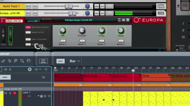 Synthesis with Propellerhead Reason - Europa – Screenshot 1
