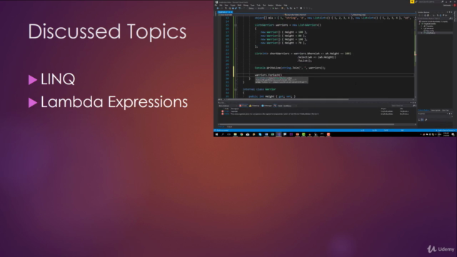 C# Advanced Topics - The Next Logical Step – Screenshot 3