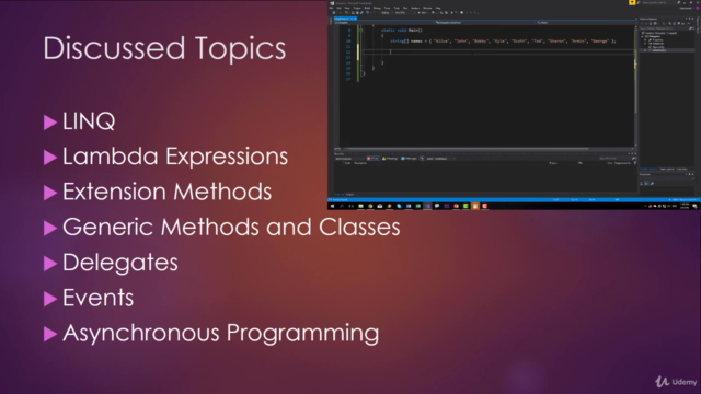 C# Advanced Topics - The Next Logical Step – Screenshot 4
