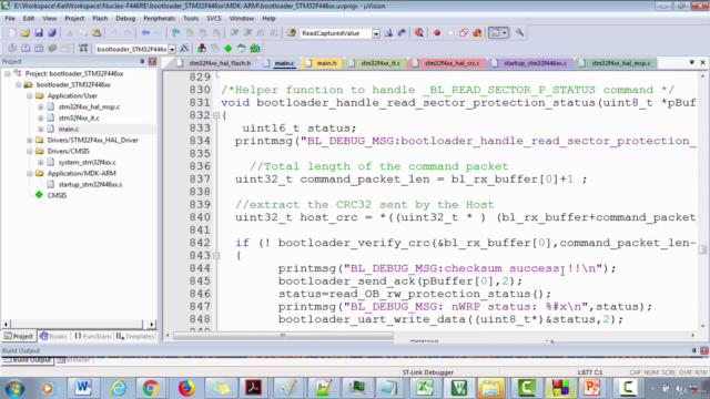 STM32Fx Microcontroller Custom Bootloader Development – Screenshot 4