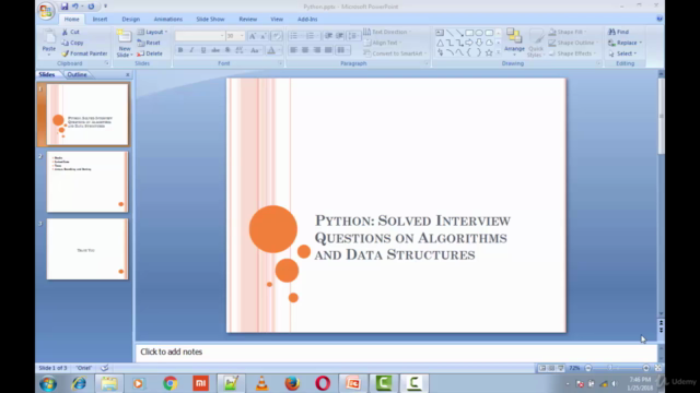 Python: Solved Interview Ques on Algorithms, Data Structures – Screenshot 2