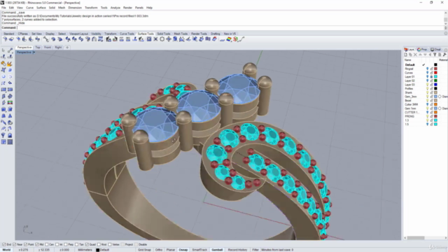 Rhino 3D : Jewelry Design In Action – Screenshot 1