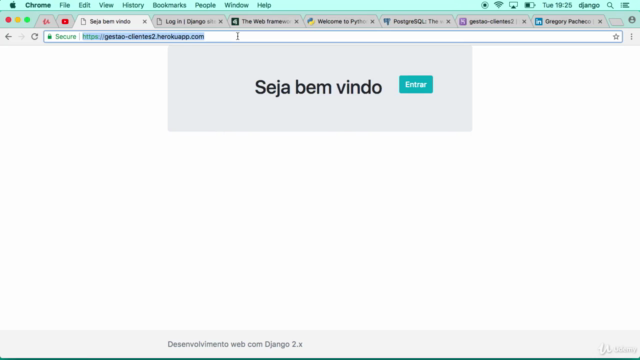 Desenvolva uma aplicação com Django 4.1 e deploy no Heroku – Screenshot 4