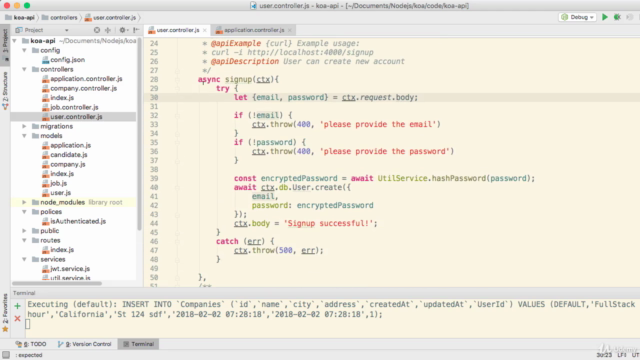 Node.Js: Learning Koa.Js By Building REST APIs – Screenshot 4