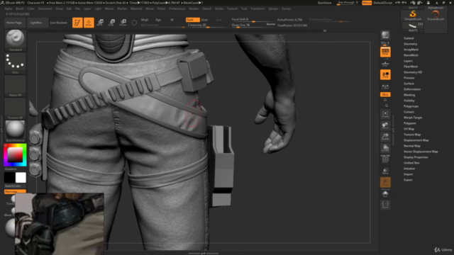 Realistic Character Modeling For Game In Maya and Zbrush – Screenshot 4