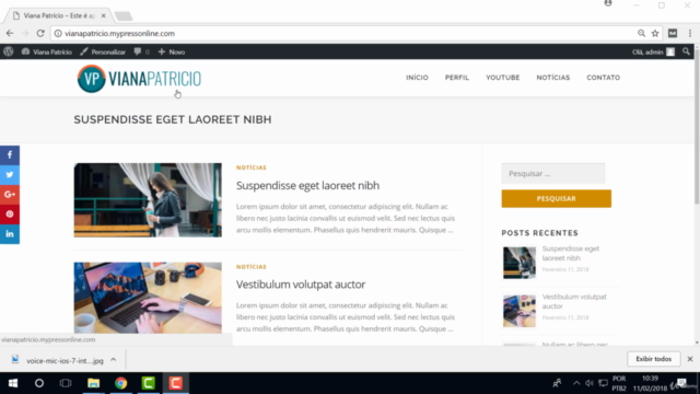 Wordpress para Iniciantes – Screenshot 2