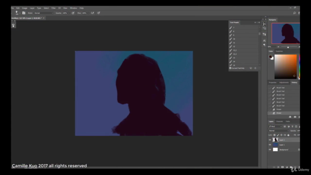 Digital portrait painting from scratch to finish – Screenshot 1