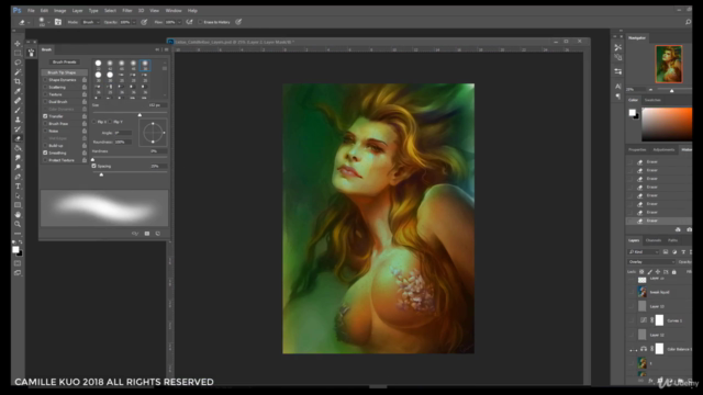 Digital portrait painting from scratch to finish – Screenshot 3
