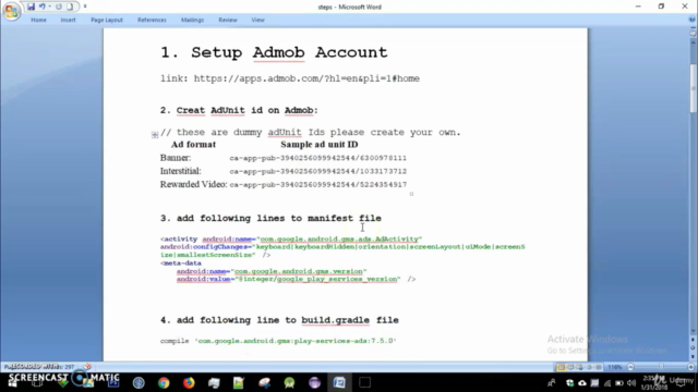 Admob Mediation with Facebook and Unity Ad - Admob Mediation – Screenshot 2