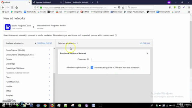 Admob Mediation with Facebook and Unity Ad - Admob Mediation – Screenshot 4