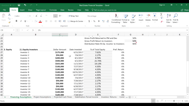 Real Estate Development in Excel (Includes Template) – Screenshot 2