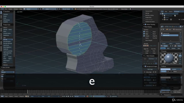 "Create this image in under 1 hour in Blender and Lightroom" – Screenshot 1