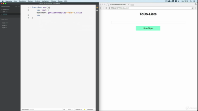 JavaScript: Interaktive Webseiten erstellen – Screenshot 1