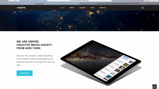 Learn How to Make A WordPress Website 2018 – Screenshot 1
