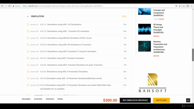 RFIC Design Software Advanced Design System (ADS)RAHRF209L – Screenshot 1