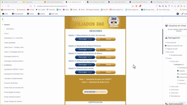 Dominando Moodle 2025: Aulas virtuales desde cero – Screenshot 4