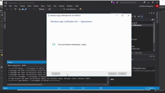 Unity. Publikacja gry w AppStore i Windows Store – Screenshot 4