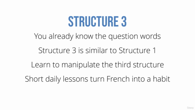 Building Structures in French - Structure 3 | French Grammar – Screenshot 4
