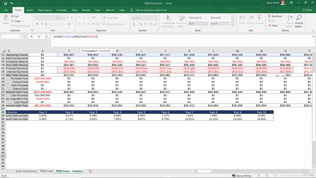 The Real Estate Financial Modeling Bootcamp – Screenshot 3
