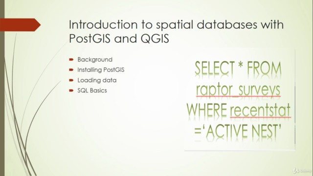 Introduction to Spatial Databases with PostGIS and QGIS 3 – Screenshot 2