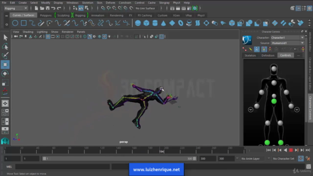 Course Maya: Rigging with HumanIK. – Screenshot 2