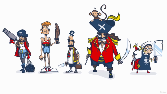 Cartooning and Character Design: The Pirate Edition! – Screenshot 2