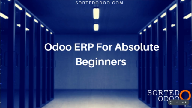 Learn Odoo ERP for Absolute Beginners 2019 – Screenshot 1