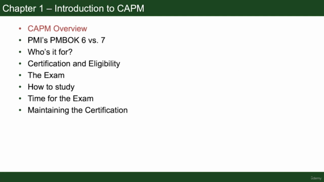 Certified Associate in Project Management (CAPM) - Screenshot_01