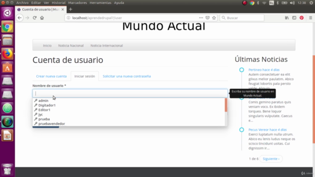 Aprende Drupal 7 Creando un Sistema de Noticias – Screenshot 3