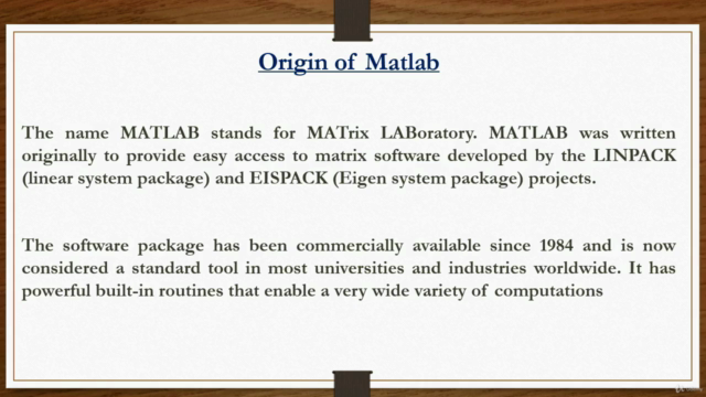 Introduction to MATLAB with Simulink – Screenshot 1