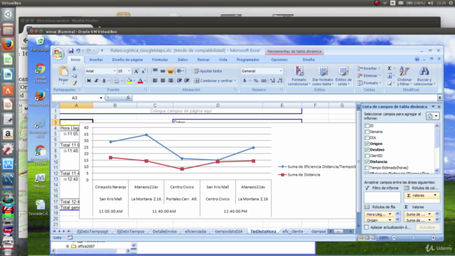 Planificación de Rutas de Logística con Excel – Screenshot 2
