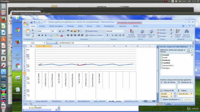 Planificación de Rutas de Logística con Excel – Screenshot 3