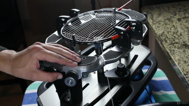 How to String a Badminton Racket – Screenshot 1