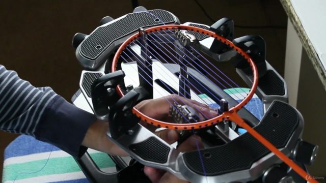 How to String a Badminton Racket – Screenshot 2