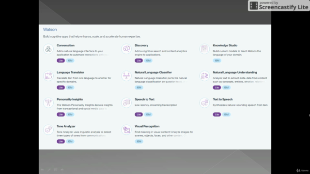 Application Development with IBM WATSON – Screenshot 4