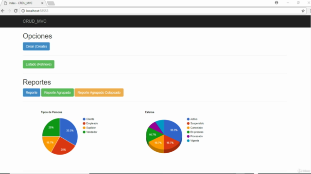 CRUD ASP.NET MVC – Screenshot 1