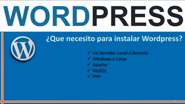 Aprende a crear tu página web con Wordpress – Screenshot 2