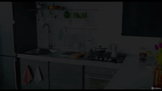 3DS Max + Corona wizualizacja kuchni – Screenshot 1